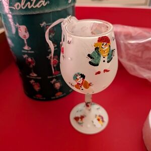 Lolita Snow Divas Wine Glass Ornament